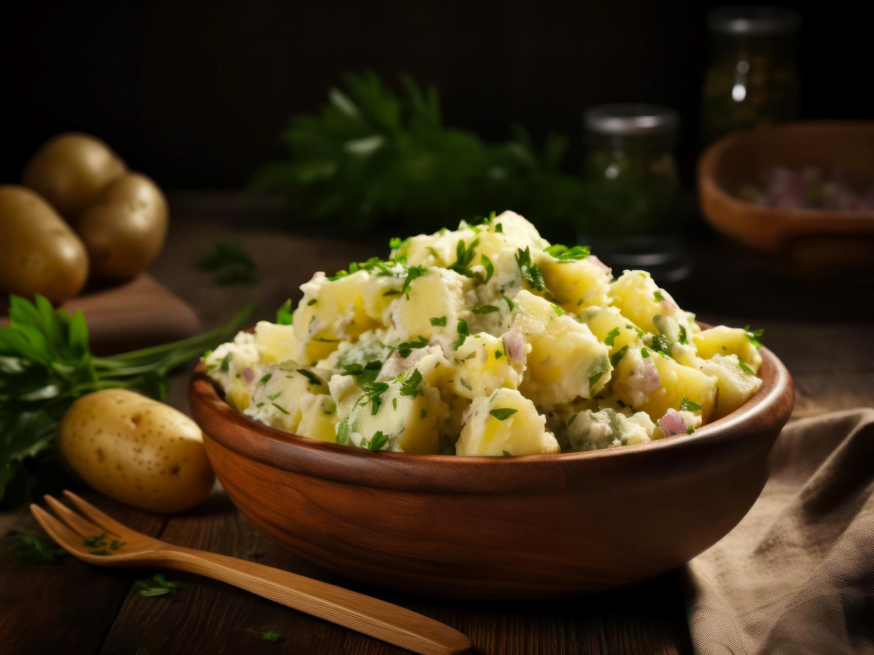 Ensalada de papa sin misterios: claves para que los cubos queden firmes y la textura, cremosa