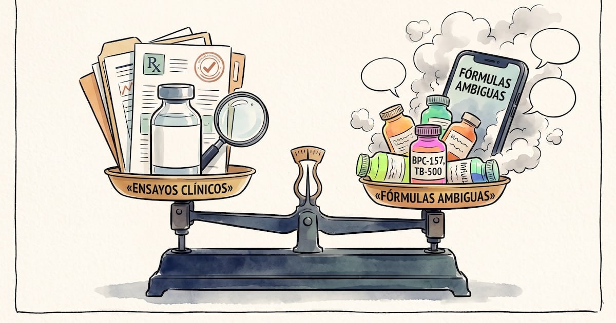 Péptidos: cuando la palabra engloba promesas muy distintas y la evidencia no es la misma para todos