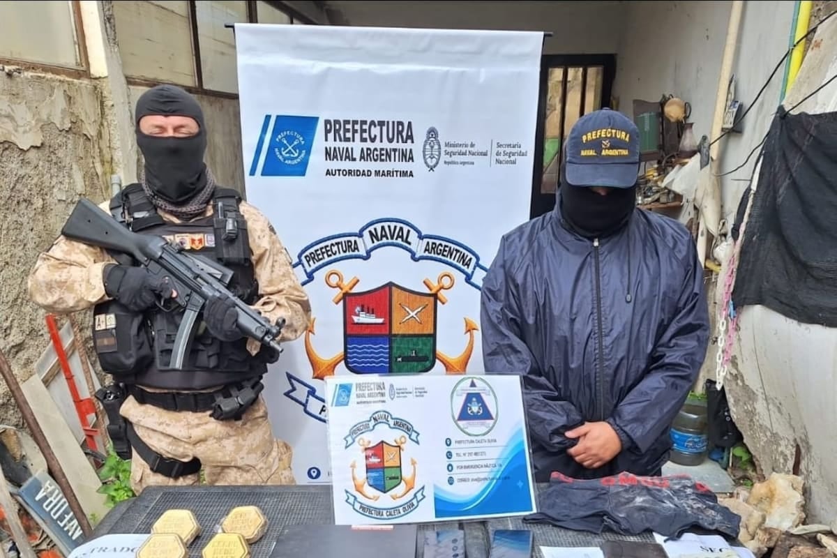 Secuestran en Caleta Olivia diez kilos de oro ocultos en el tanque de un inodoro fuera de uso