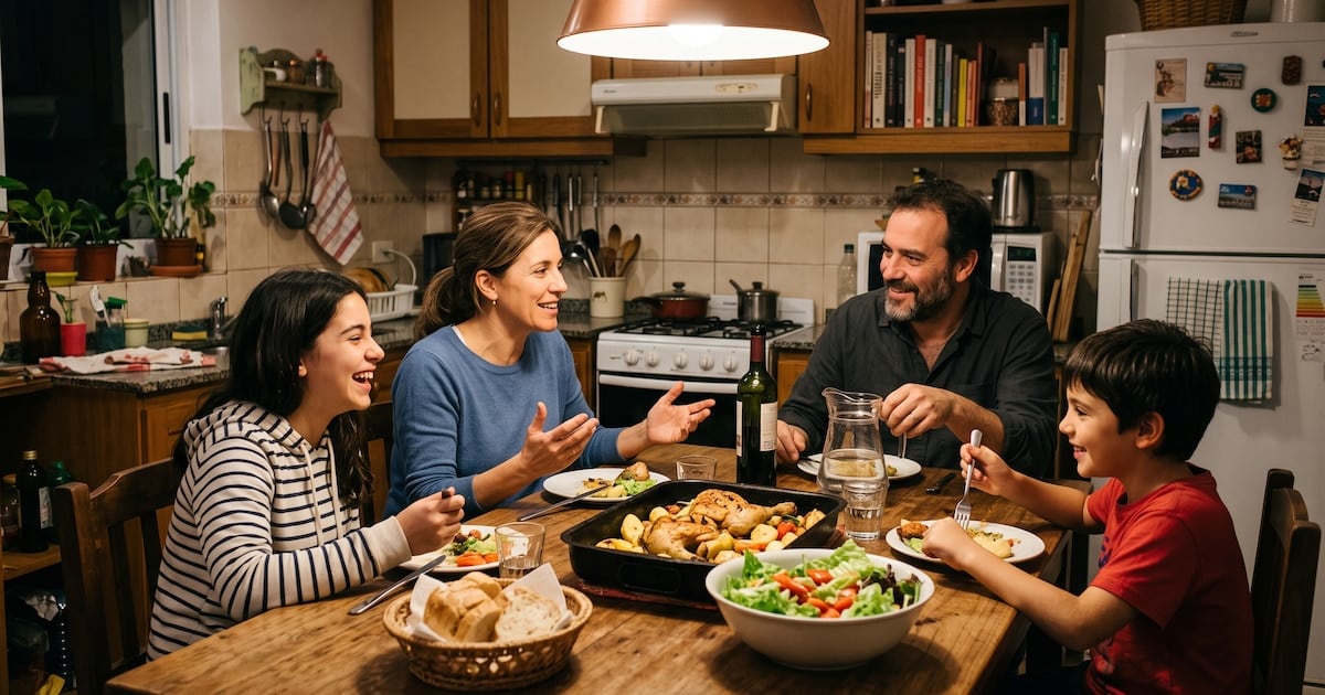 La mesa familiar como escuela: por qué comer juntos cambia lo que los chicos eligen en el plato