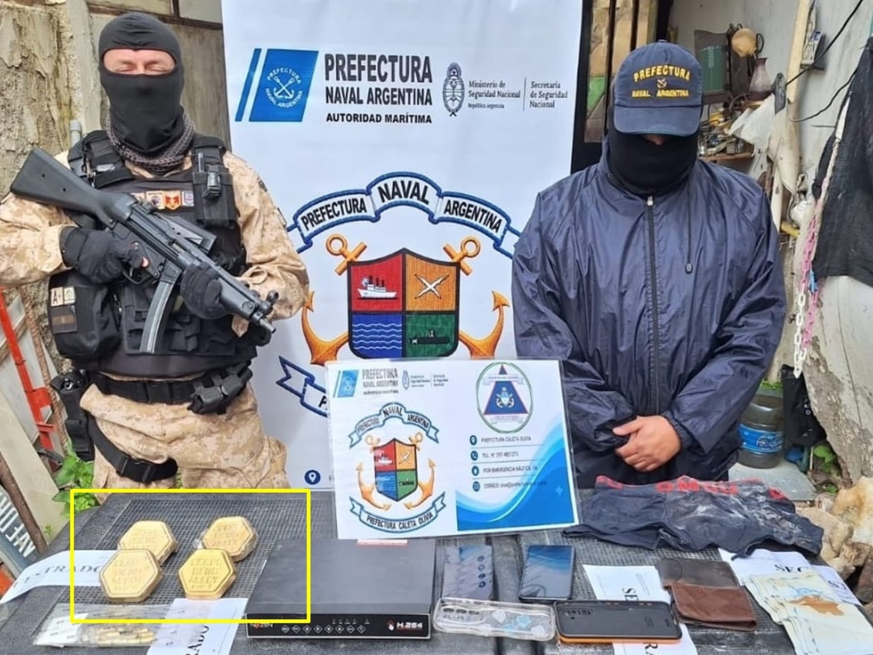 Caleta Olivia: peritajes confirman que las piezas secuestradas eran aleación industrial y no oro