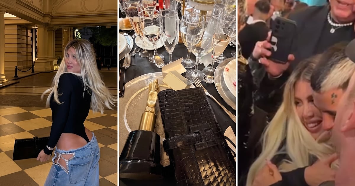 Wanda Nara se llevó un Martín Fierro de la Música y lo festejó como quien suma un trofeo más a la vitrina
