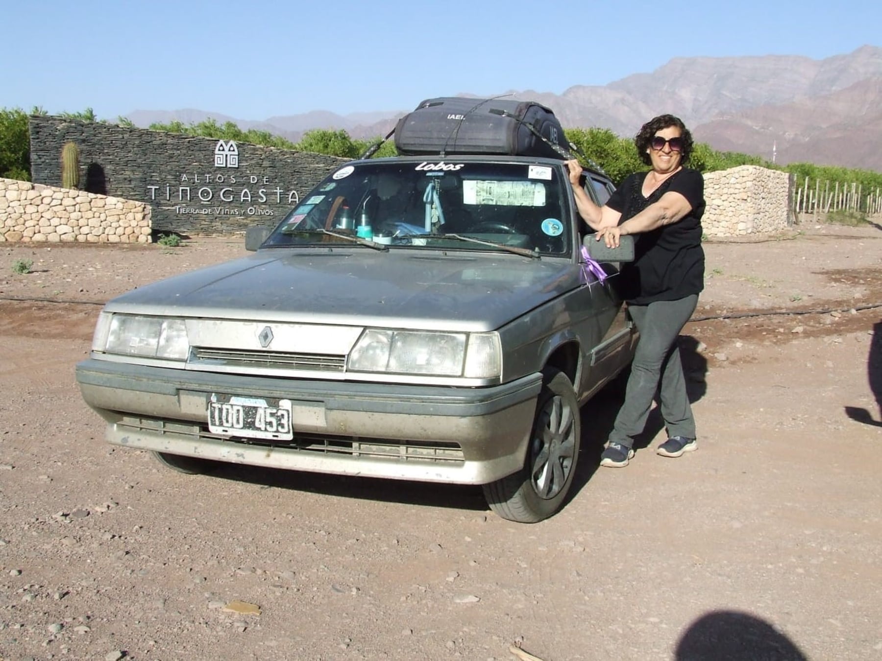 Delia Torres, la viajera de Lobos que armó su casa rodante dentro de un Renault 11 y ya conoce el norte argentino