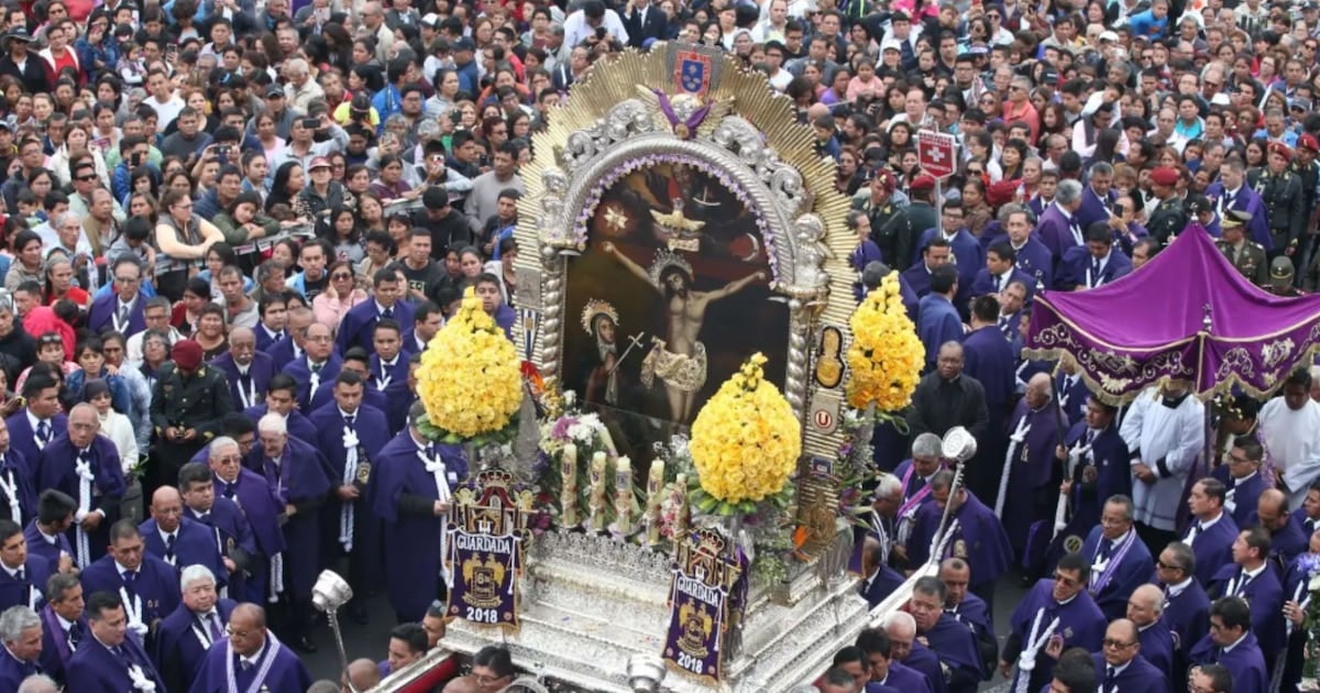 El Cristo Moreno vuelve a las calles de Lima: miles de fieles acompañan la procesión del Señor de los Milagros